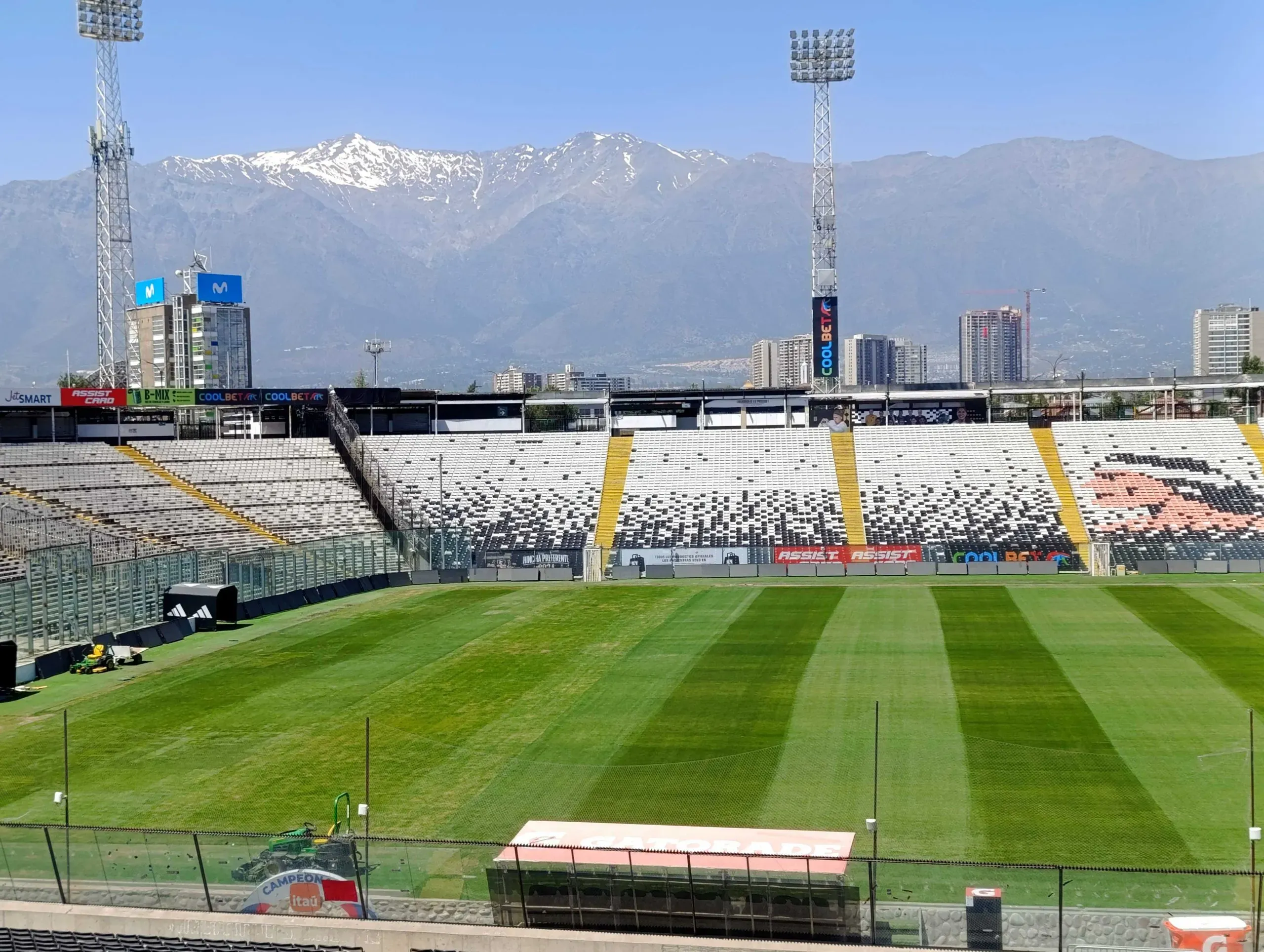 Así está la cancha del Monumental. (Foto: DaleAlbo)