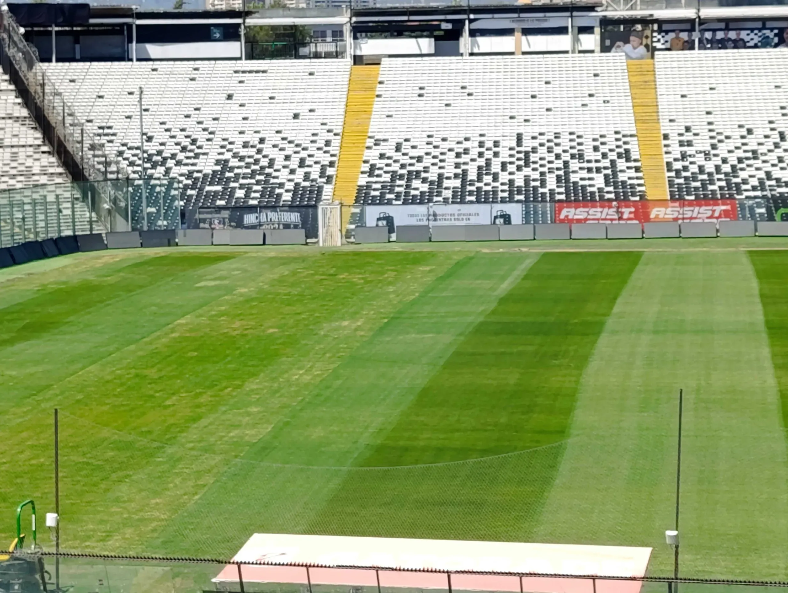 Así está la cancha del Monumental. (Foto: DaleAlbo)