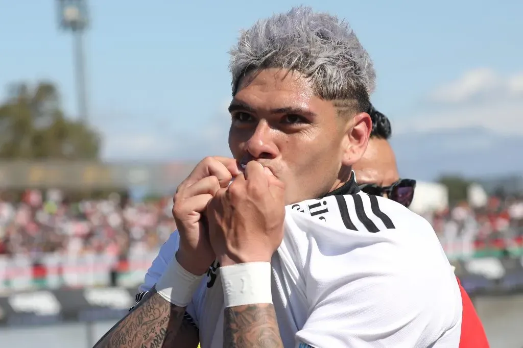 Carlos Palacios fue el héroe en el triunfo ante Palestino.