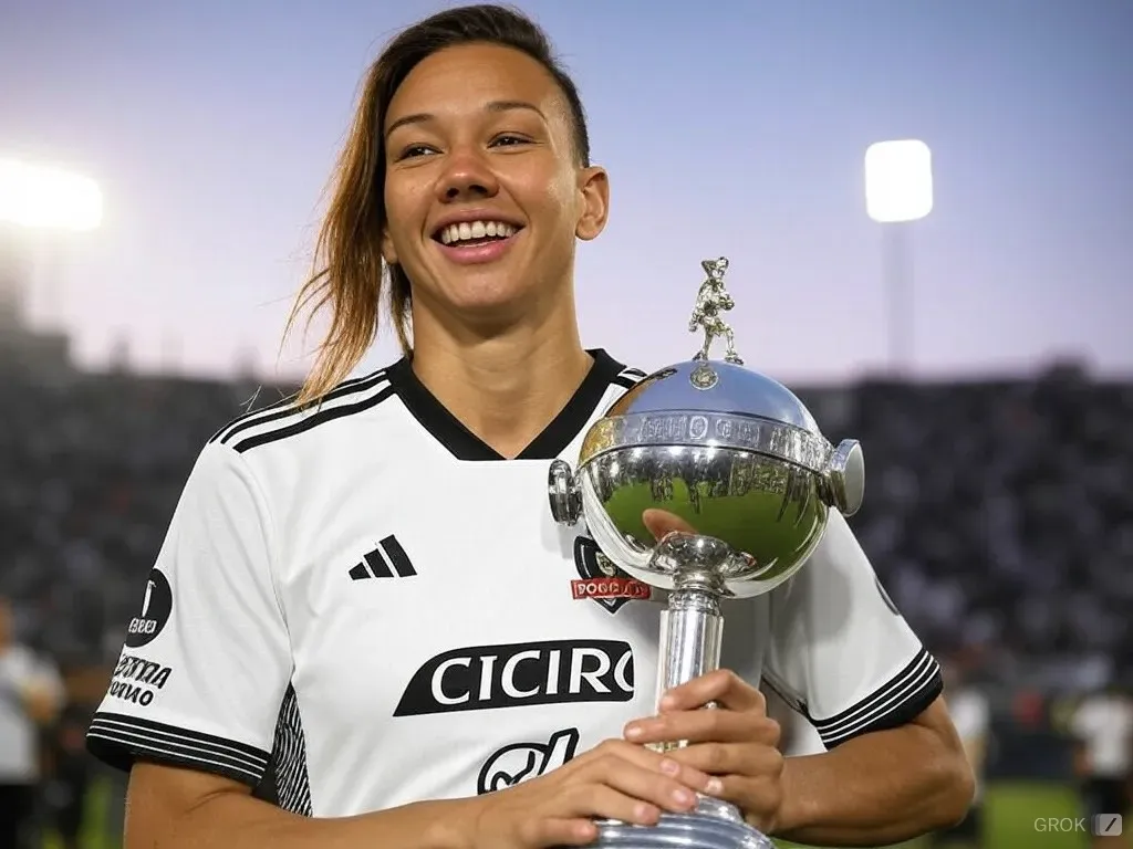 Tiane Endler con una nueva Copa Libertadores para el Cacique.