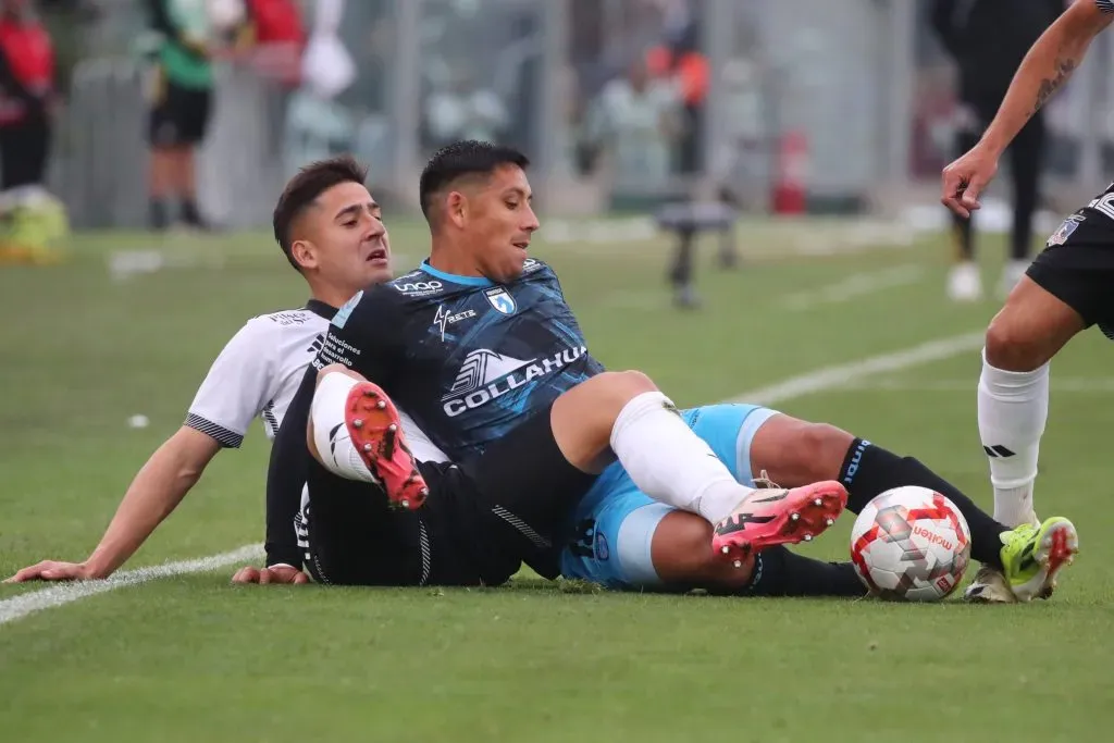 Guillermo Paiva en partido de Colo Colo vs Deportes Iquique. (Foto: Photosport)