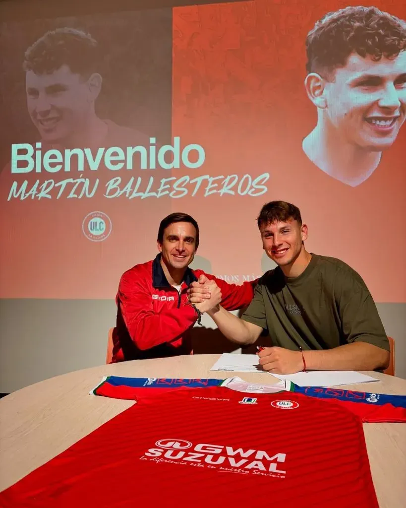 Martín Ballesteros es nuevo refuerzo de Unión La Calera. Imagen: Unión La Calera
