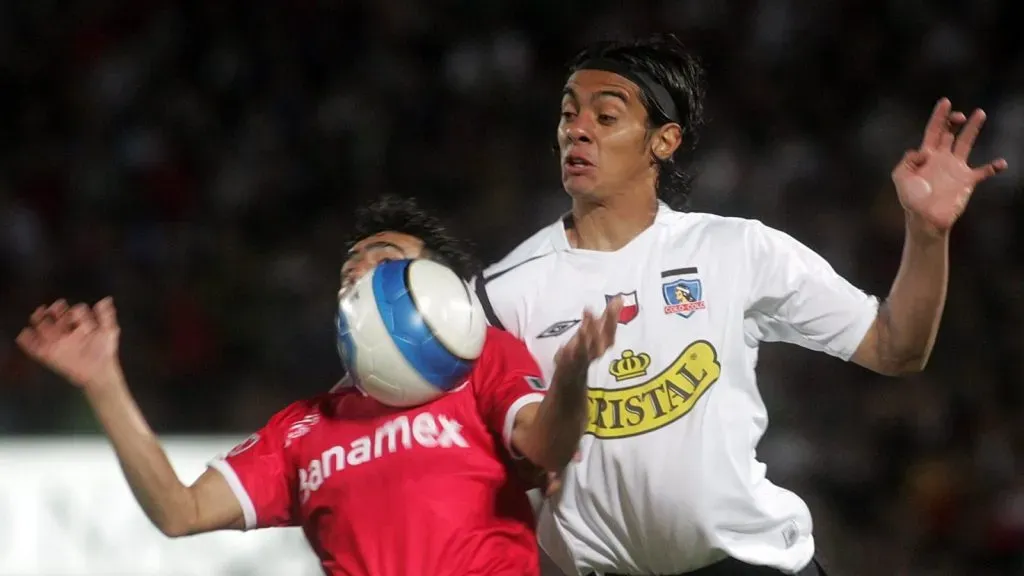 Andrés González en la semifinal frente a Toluca por la Copa Sudamericana. Imagen: Archivo