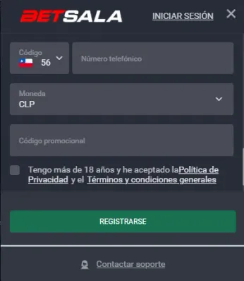 codigo promocional betsala