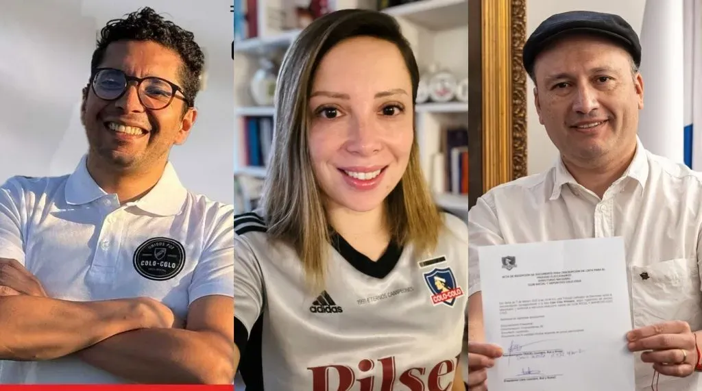 Los candidatos como presidentes del CSD Colo Colo.
