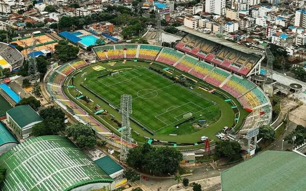 El Estadio de Atlético Bucaramanga que visitará Colo Colo.
