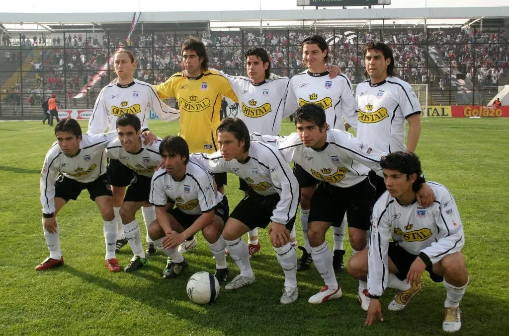 Matías Fernández y Felipe Flores jugando por Colo Colo en la temporada 2005