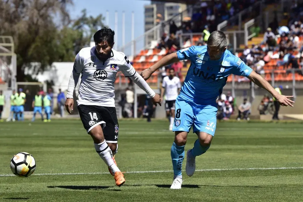 Nicolás Maturana enfrentando a Deportes Iquique el 2018. (Foto: Photosport)