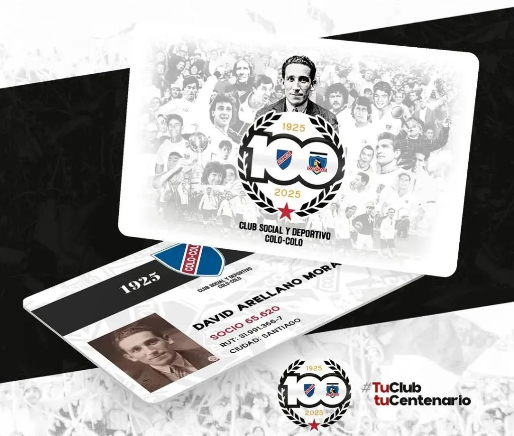 La nueva credencial del Club Social y Deportivo Colo Colo