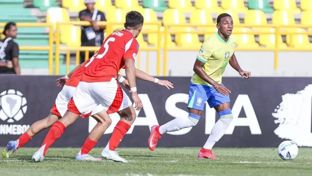 Chile Sub 17 viene de perder con Brasil en la semifinal.