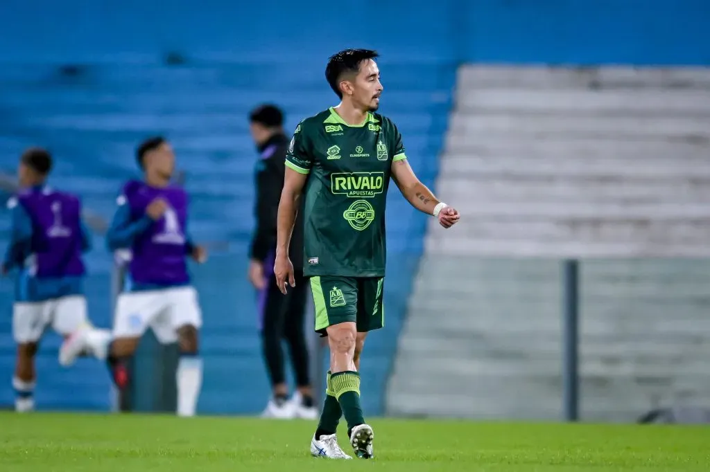 Fabián Sambueza fue clave en el triunfo ante Racing al marcar el 2 a 0 parcial.