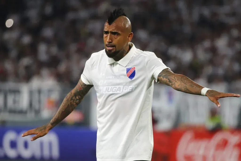 Arturo Vidal se concentra para enfrentar a Racing por Copa Libertadores. Imagen: Jonnathan Oyarzun/Photosport