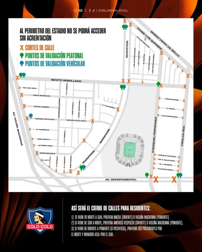 Las medidas de seguridad de Colo Colo ante Coquimbo Unido. Imagen: Colo Colo Oficial