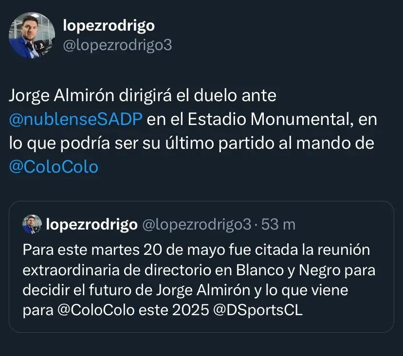 Imagen: @lopezrodrigo.