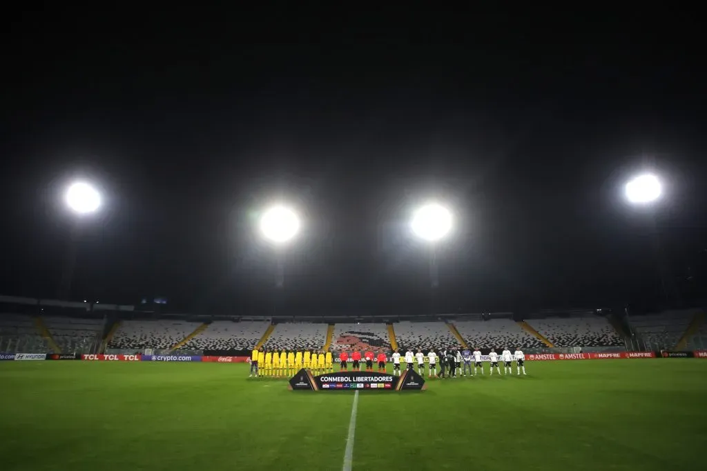El Monumental sin público en la Copa Libertadores. (Foto: Photosport)