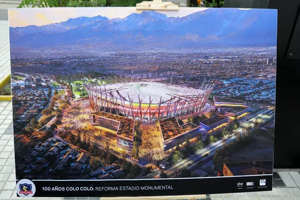 Blanco y Negro presentó la maqueta del nuevo Estadio Monumental el día en que el Cacique cumplió 100 años de vida.