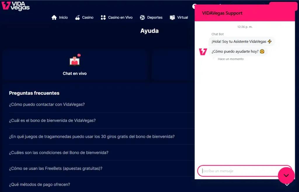 Vida Vegas opiniones