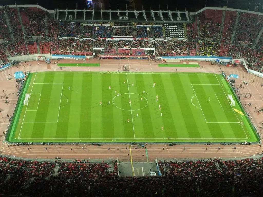 La cancha del Estadio Nacional quedó en buen estado tras partido de rugby. Imagen: Dragomir Yankovic/Photosport