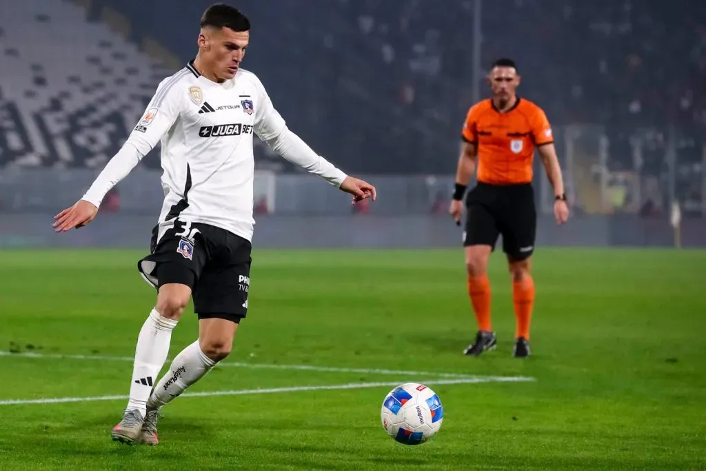 Lucas Cepeda puede partir de Colo Colo rumbo a River Plate. Imagen: Pepe Alvujar/Photosport