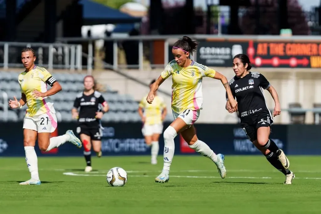Las Albas enfrentándose a la Juventus en la The Women’s Cup. (Foto: thewomenscupofficial)