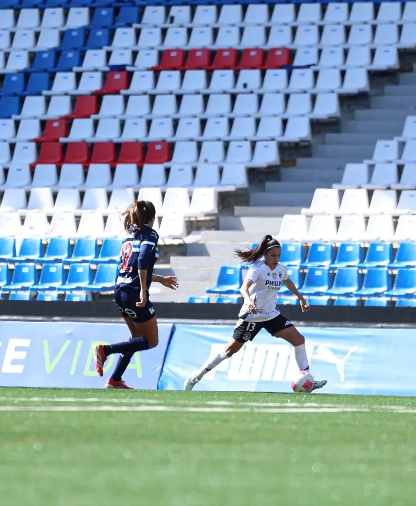 Colo Colo femenino visitando a la UC en el Claro Arena. (Foto: @ColoColoFem)