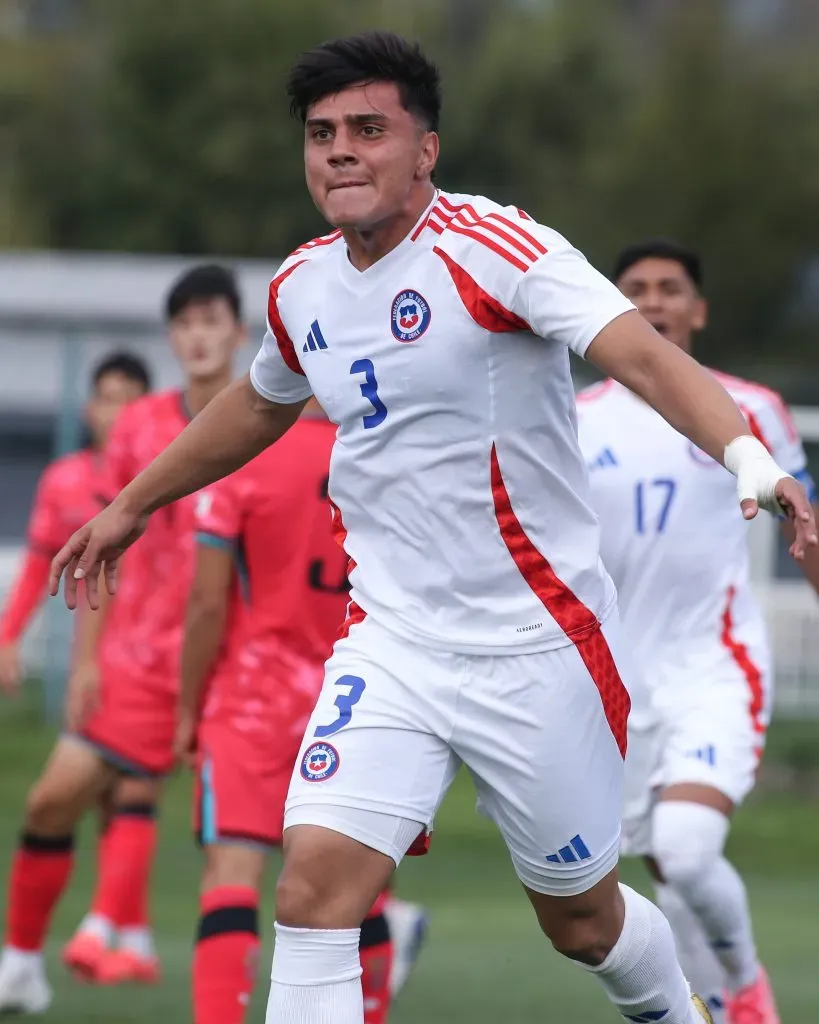 Bruno Torres, autor de uno de los goles de Chile sub 20 sobre Corea del Sur | Foto: Jorge Díaz – Comunicaciones FFCH