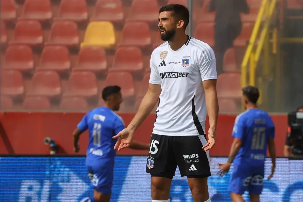 Amor es uno de los que termina contrato con Colo Colo en diciembre de 2025 | Foto: Photosport