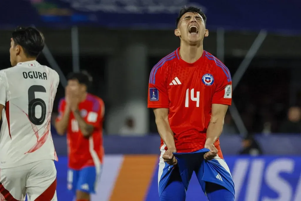 Chile perdió en el Mundial Sub 20 ante Japón. Imagen: Andres Pina/Photosport