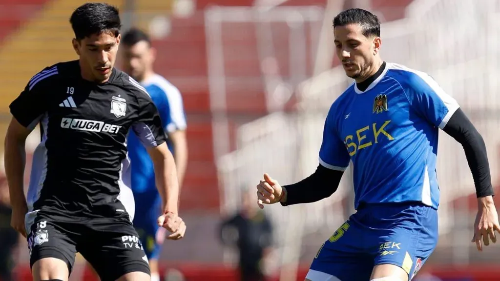 Salomón Rodríguez fue titular en el amistoso de este miércoles ante Unión Española.