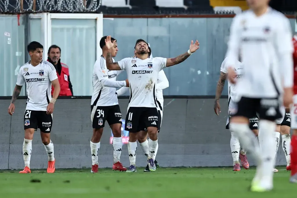 Marcos Bolados y la vuelta a los goles con la llegada de Fernando Ortiz en Colo Colo.Imagen: Javier Torres/Photosport