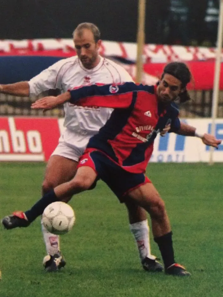 Jonathan Vidallé pasó por el fútbol chileno en Provincial Osorno. Foto: La Maglia Sambenedettese.