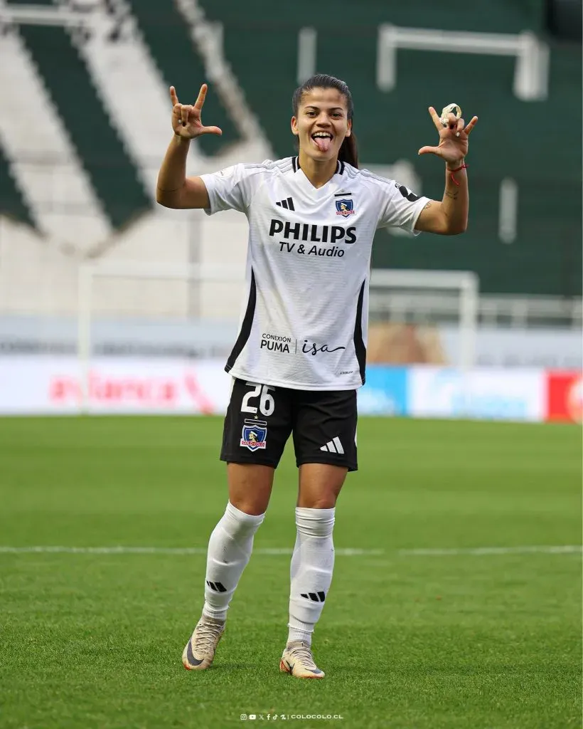 Dahiana Bogarín se ha consolidado no solo en Colo Colo, también como internacional en la selección de Paraguay. Foto: Colo Colo Femenino.