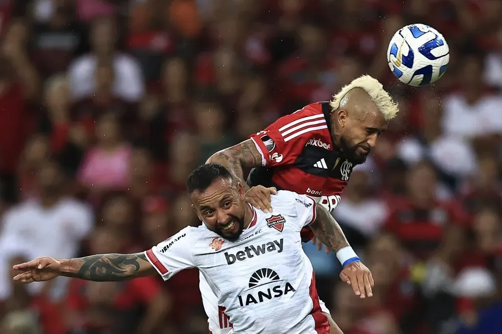 Flamengo y Ñublense se enfrentaron en la Copa Libertadores 2023. Foto: Buda Mendes/Getty Images.