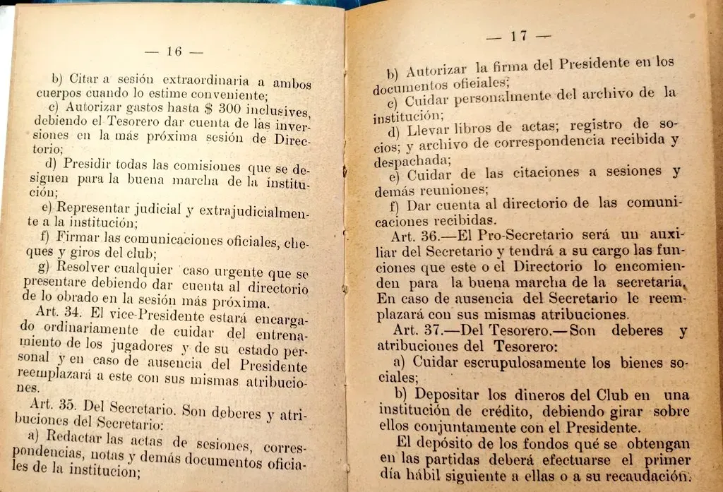 Artículos del estatuto albo.