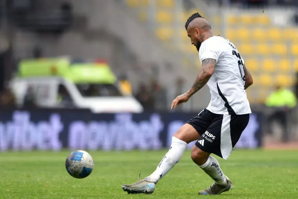 Vidal no estará disponible frente a Ñublense en Chillán. Imagen: Alejandro Pizarro Ubilla/Photosport