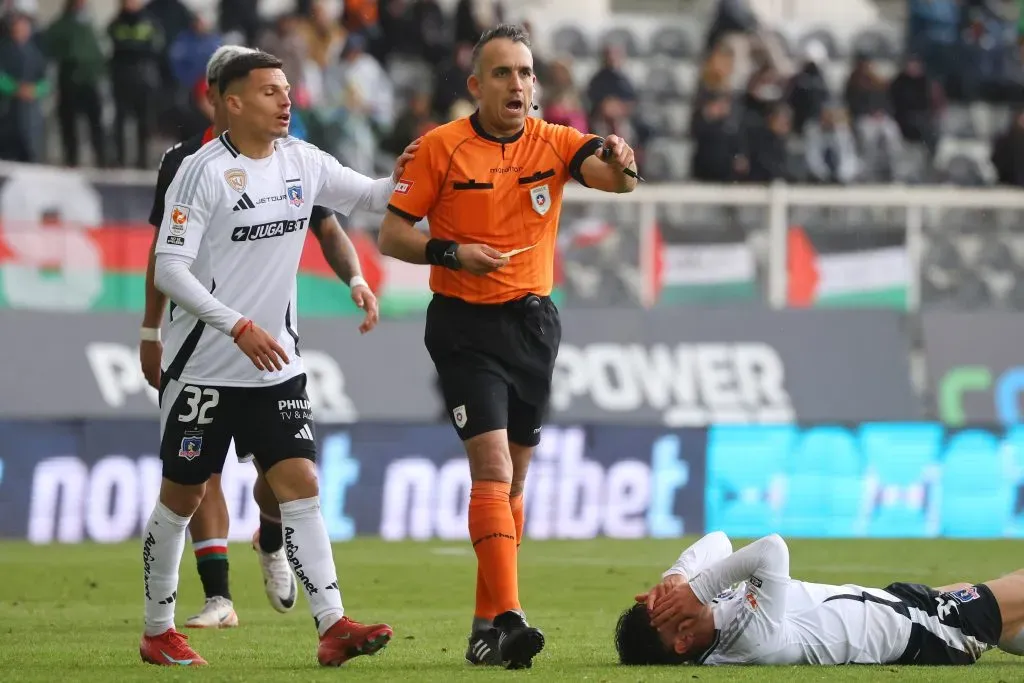 Héctor Jona será el encargado del partido entre Unión Española y Colo Colo. Imagen: Jonnathan Oyarzun/Photosport