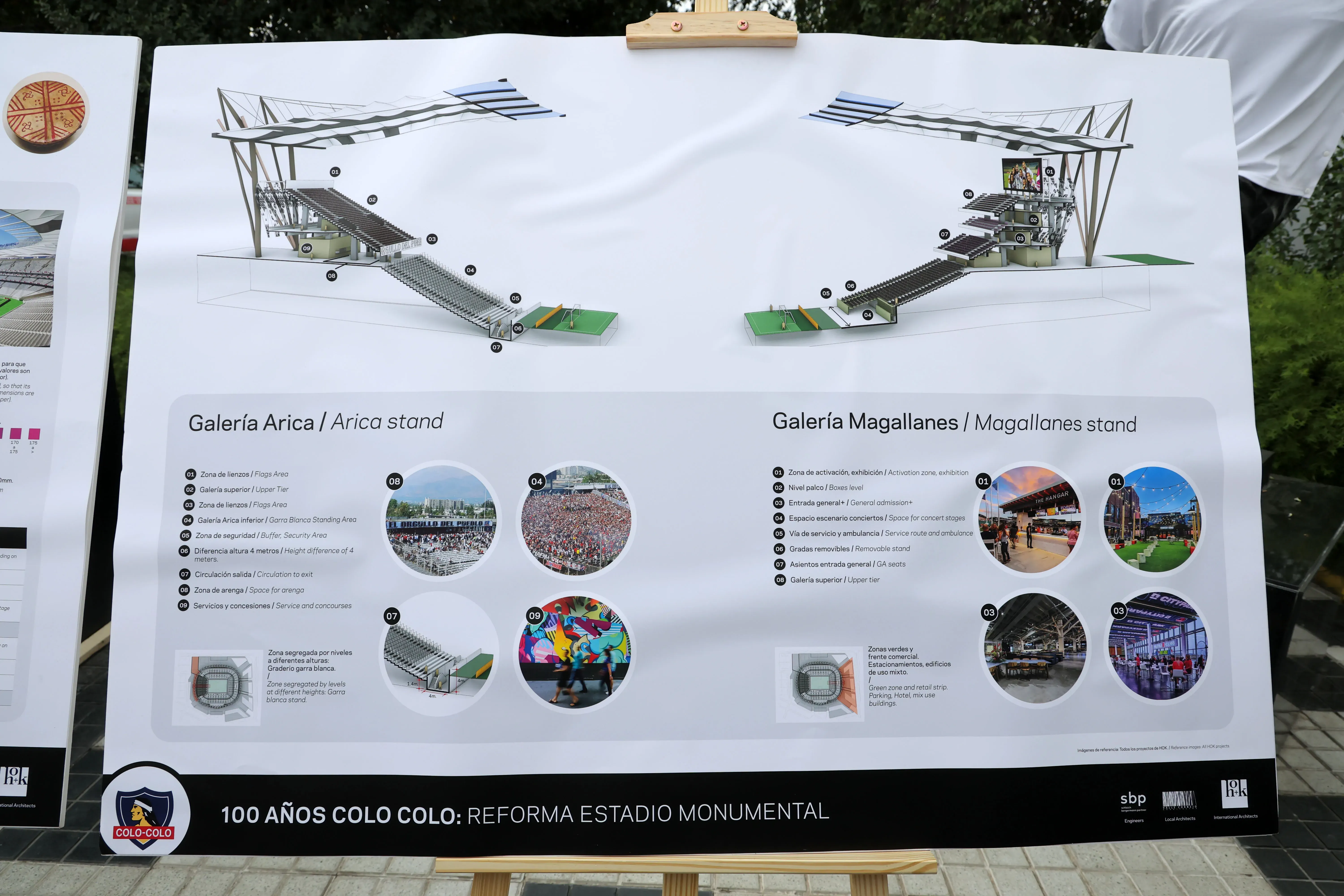 La presentación de la maqueta del Estadio Monumental. (Foto: Photosport)