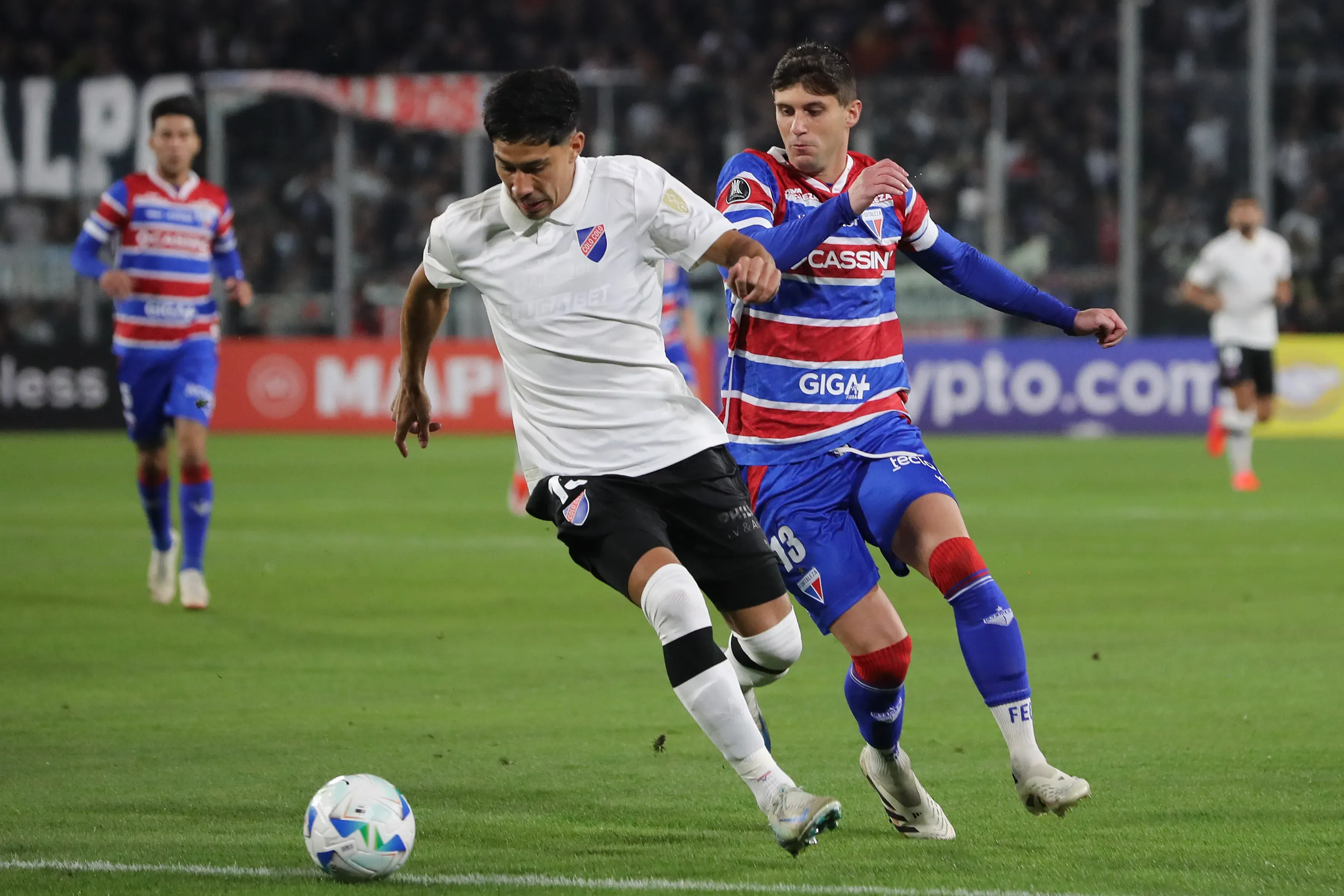 Salomón Rodríguez tuvo oportunidades en la Copa Libertadores con Colo Colo.Imagen: Felipe Zanca/Photosport