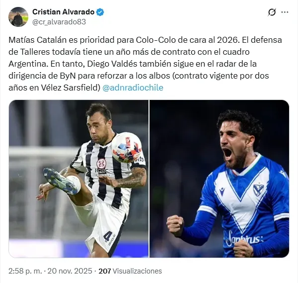 Información de Cristián Alvarado. (Foto: captura)