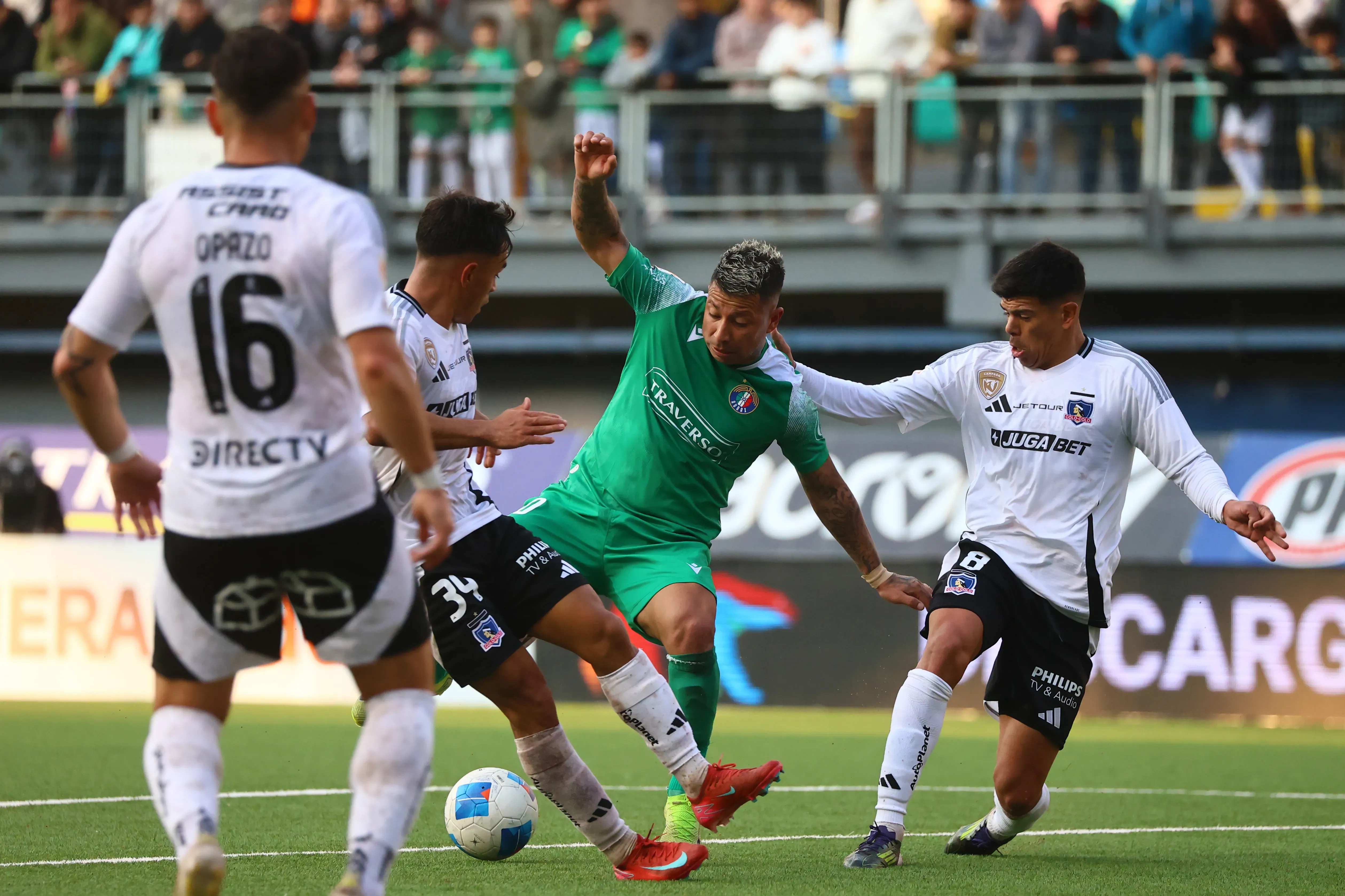 Colo Colo se jugará su última oportunidad ante Audax. Imagen: Jonnathan Oyarzun/Photosport