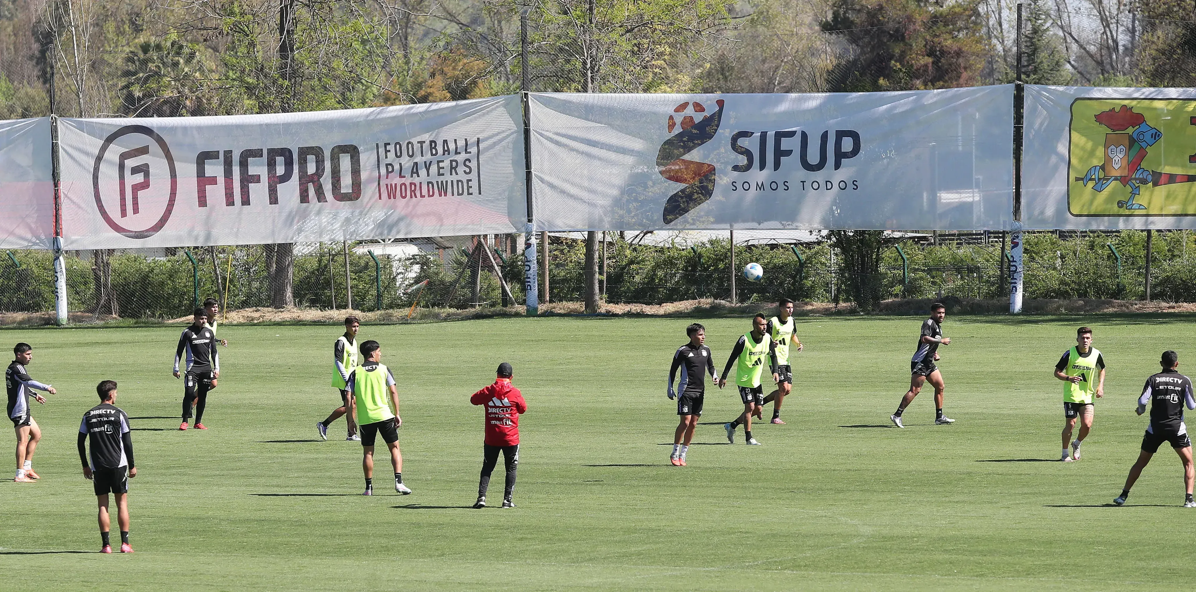 Colo Colo ya ha entrenado en el Complejo del Sifup.Imagen: SIFUP