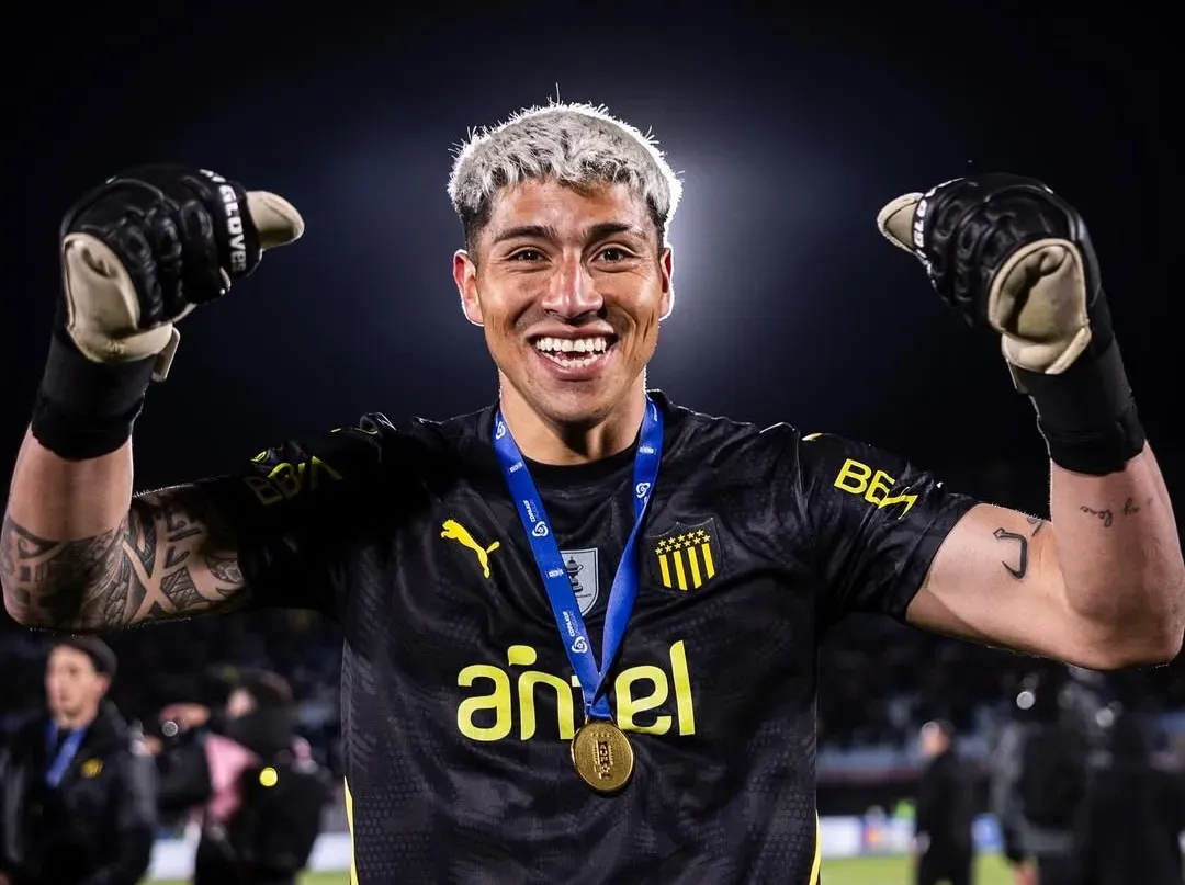 Brayan Cortés ganó un título con Peñarol.