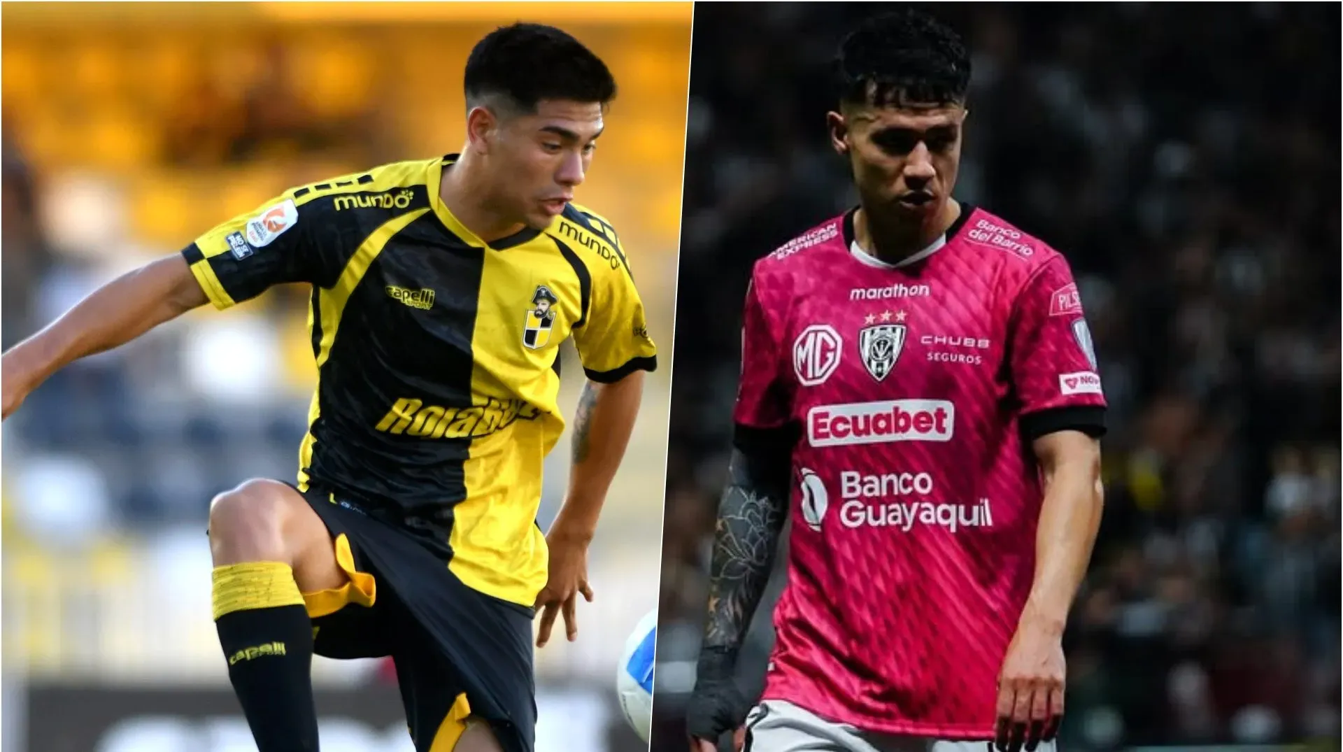 Francisco Salinas y Matías Fernández cerca de Colo Colo.