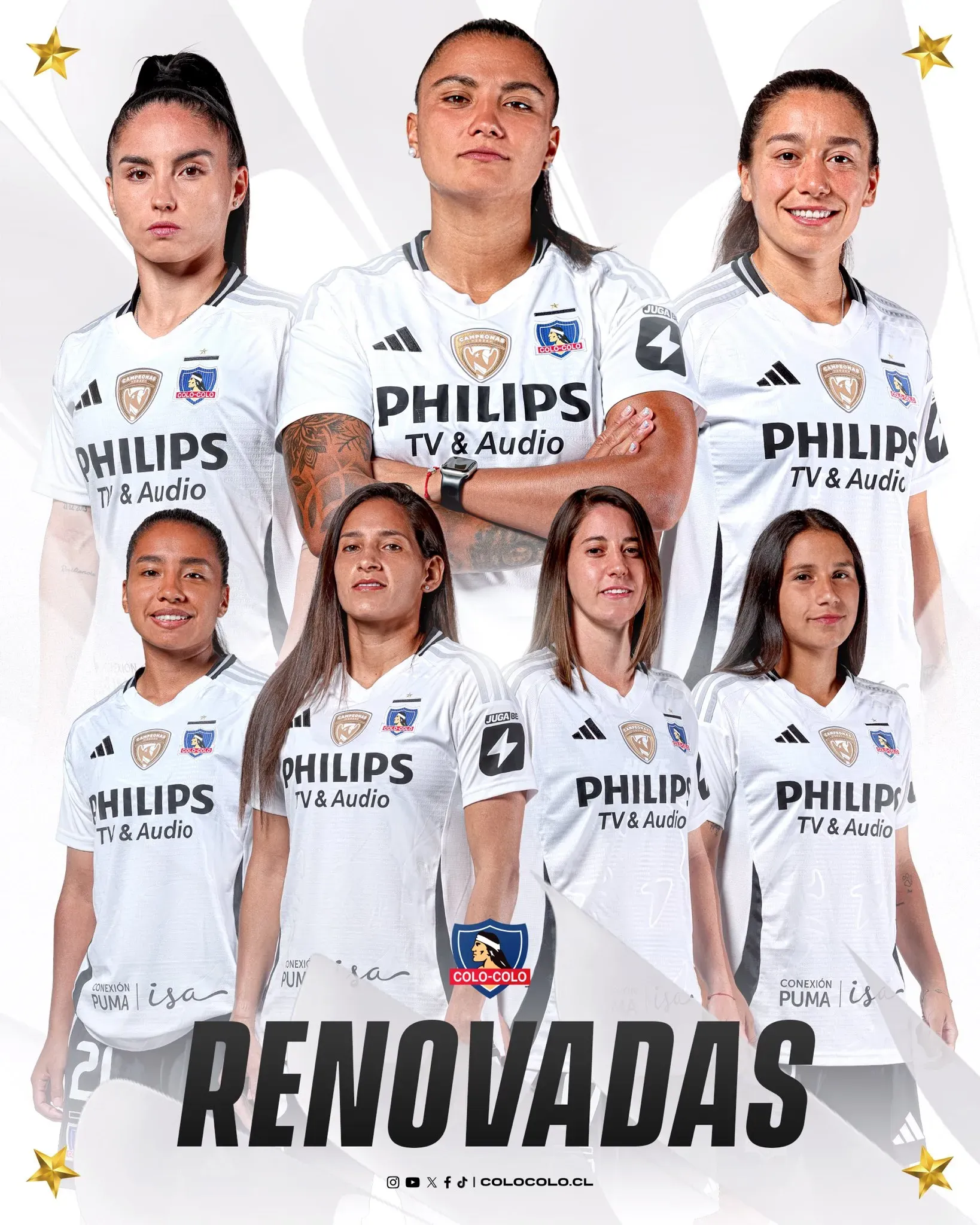Colo Colo confirma renovación de siete jugadoras. (Foto: @ColoColoFem)