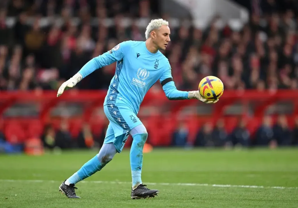 Keylor Navas con el Nottingham Forest / Getty