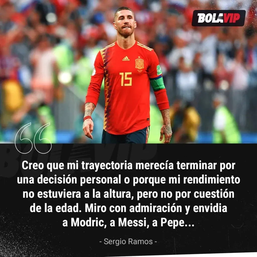 Una de las contundentes frases de Sergio Ramos en su carta de despedida (Foto: Bolavip)