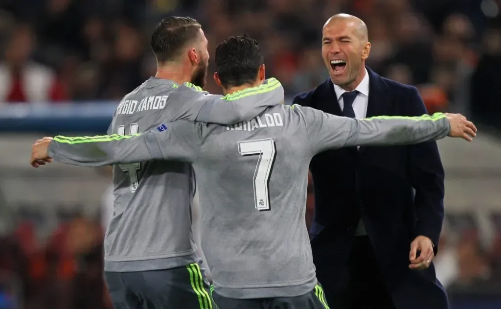 Ramos, CR7 y Zidane figuran en la lista de los 20 mejores jugadores del Real Madrid en toda su historia (Getty)