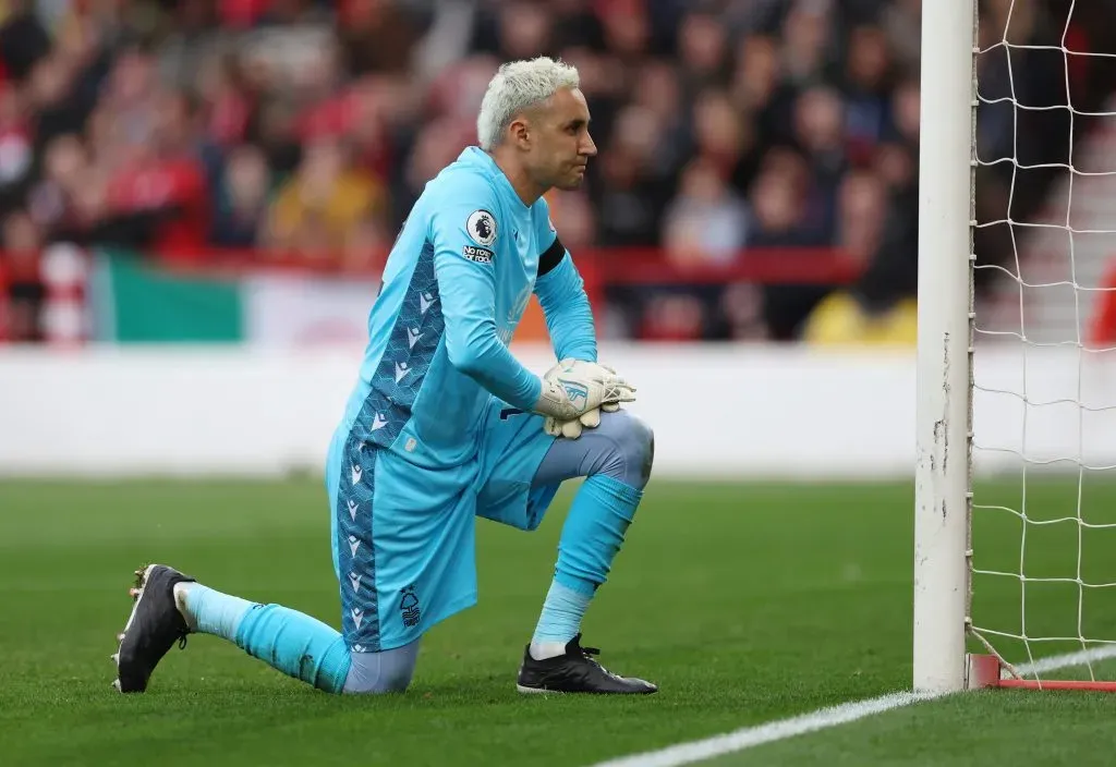 Keylor Navas con el Nottingham Forest / Getty