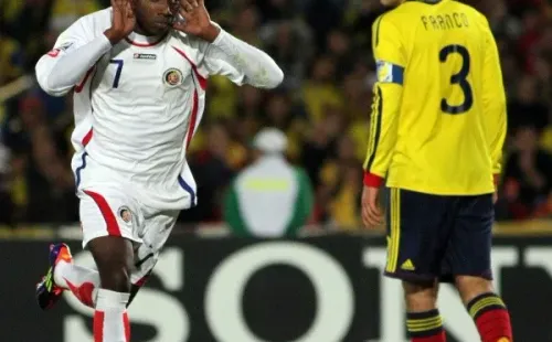 Escoe con la Selección de Fútbol de Costa Rica en el Mundial Sub-20 de 2011 (Foto: Felipe Caicedo).