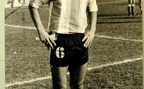 Ángel Hugo Bargas con la Selección Argentina (Foto: Clarín).